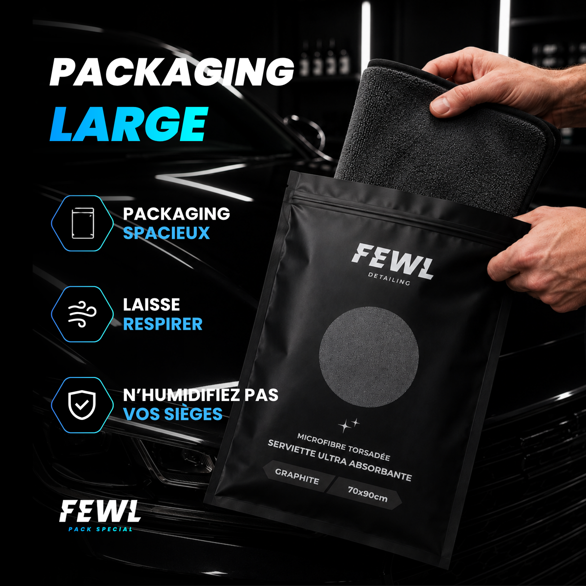 Pack - Serviette XL et L Ultra Absorbante