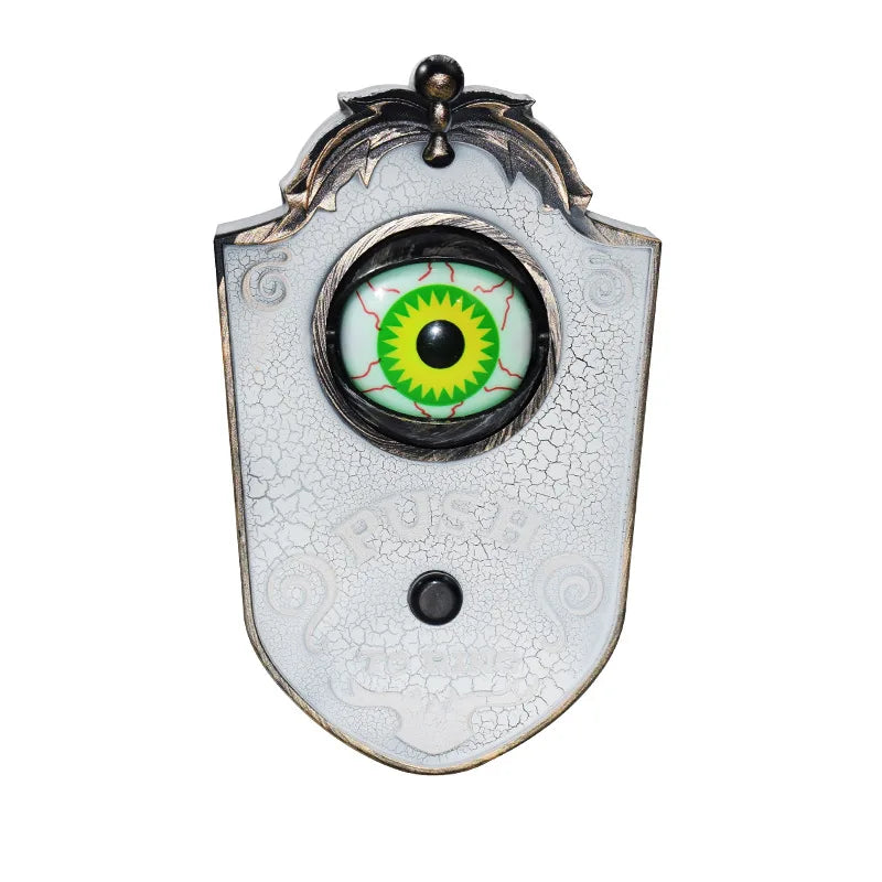 Halloween One-eyed Doorbell Decoration Ghost Festival Toy Bar Glow Horror Sound