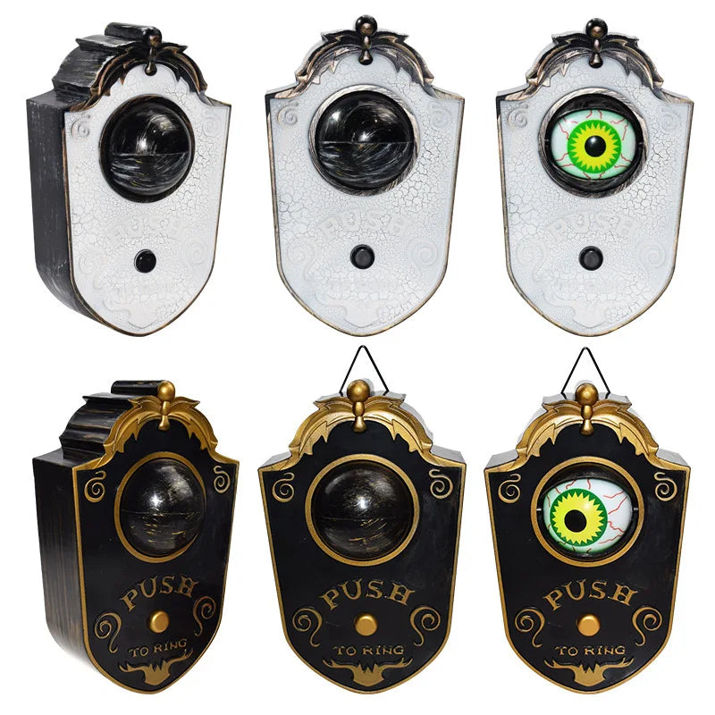 Halloween One-eyed Doorbell Decoration Ghost Festival Toy Bar Glow Horror Sound